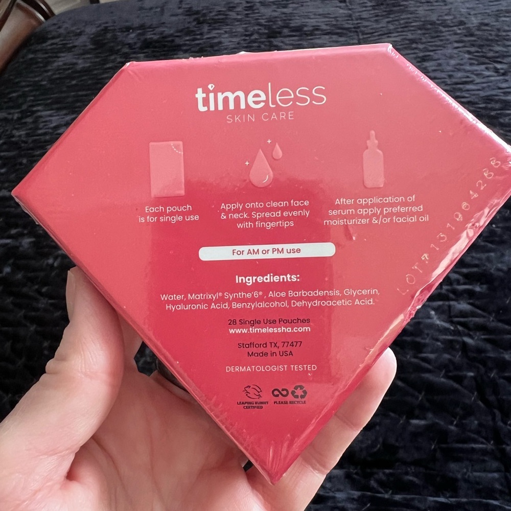 Timeless Skincare Red Serum Pouches